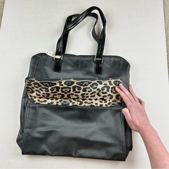 Victoria Secret's Grey & Leopard Print Travel Bag - Picture 3 of 7